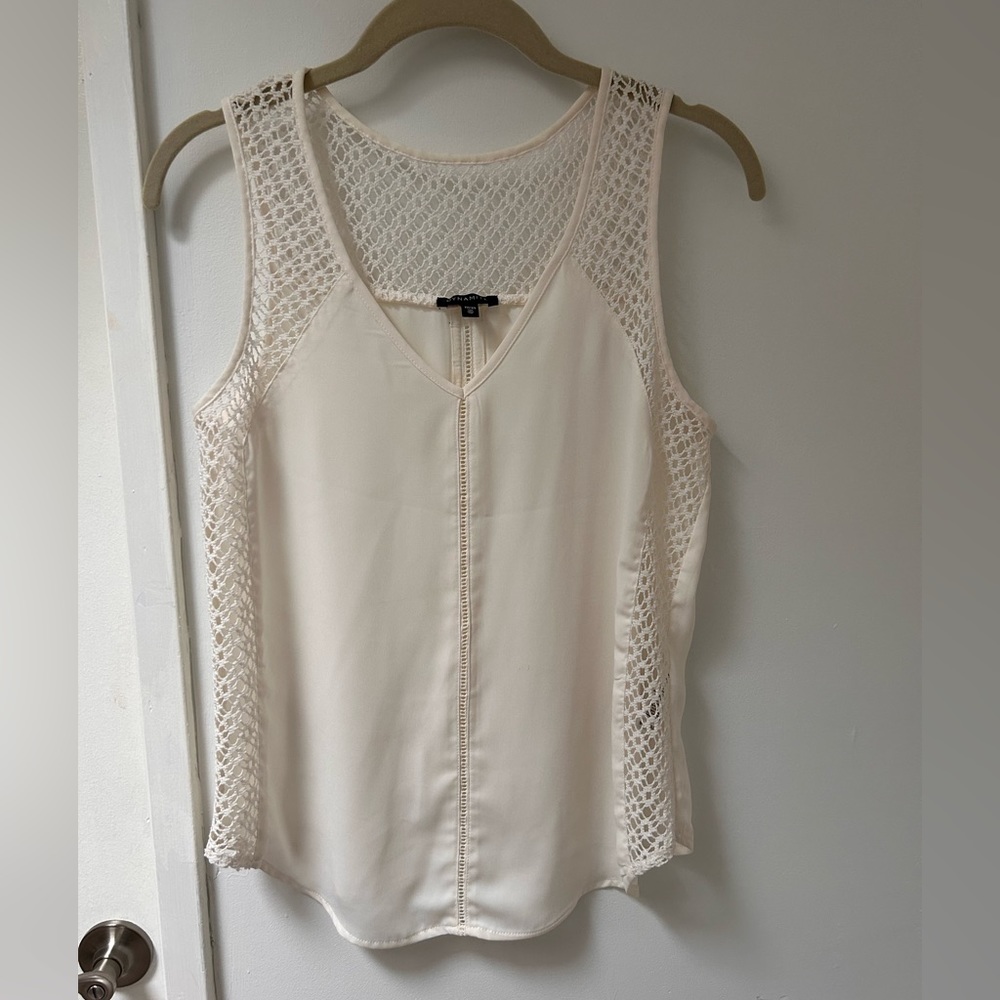 Dynamite white tank top size small